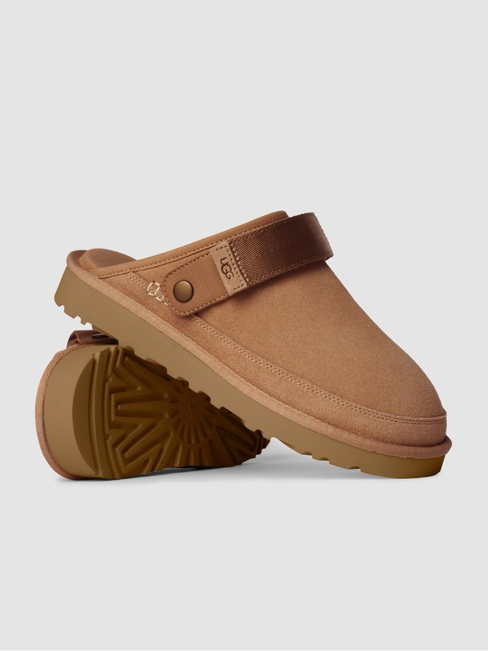 UGG GoldenCoast Clog Brown Suede Clogs US 9